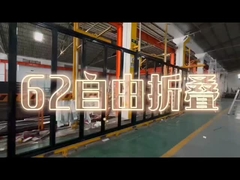 Huraganoodporna izolacja dźwiękowa podwójny szyby dwustronne - składane drzwi aluminiowe patio składane drzwi szklane